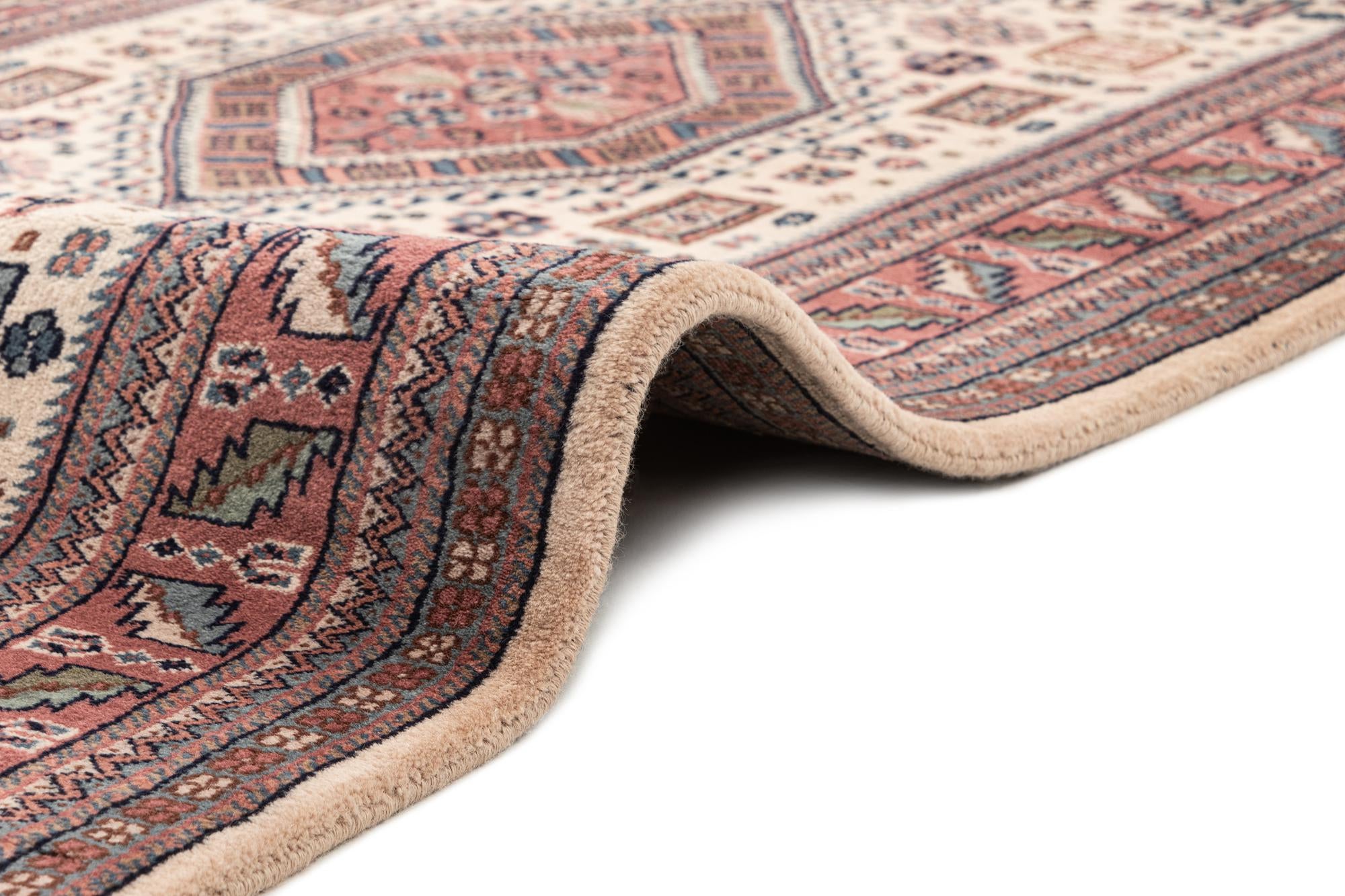 3' x 10' 3 Hand Knotted Shirvan Wool Runner Rug