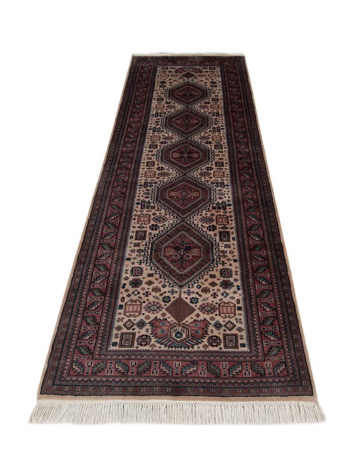 3' x 9' 4 Hand Knotted Shirvan Wool Runner Rug