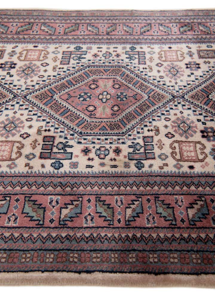 3' x 9' 4 Hand Knotted Shirvan Wool Runner Rug