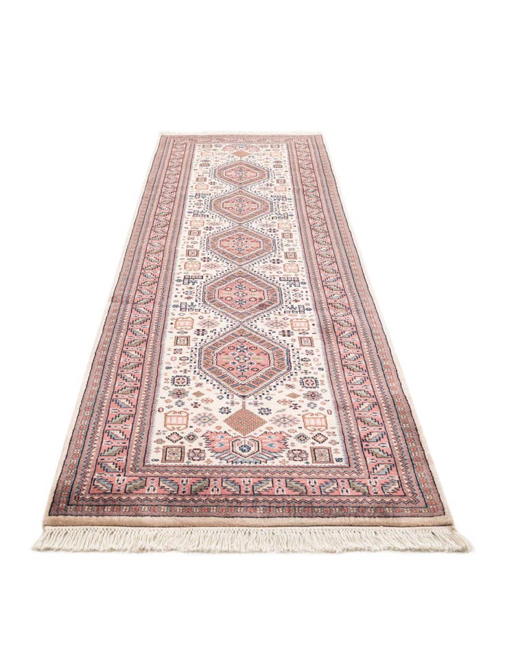 Detail image of 3' 1 x 9' 10 Hand Knotted Shirvan Wool Runner Rug