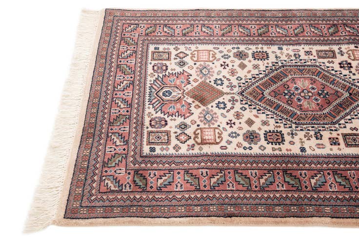 Detail image of 3' 1 x 9' 10 Hand Knotted Shirvan Wool Runner Rug