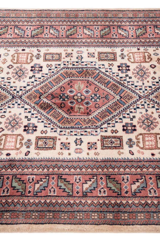 Detail image of 3' 1 x 9' 10 Hand Knotted Shirvan Wool Runner Rug