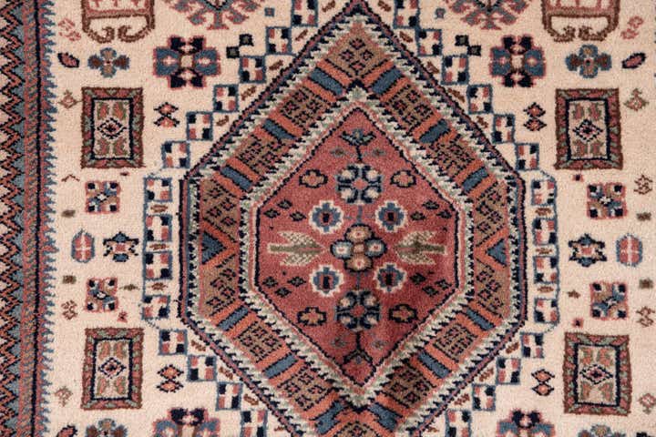 3' 1 x 9' 10 Hand Knotted Shirvan Wool Runner Rug