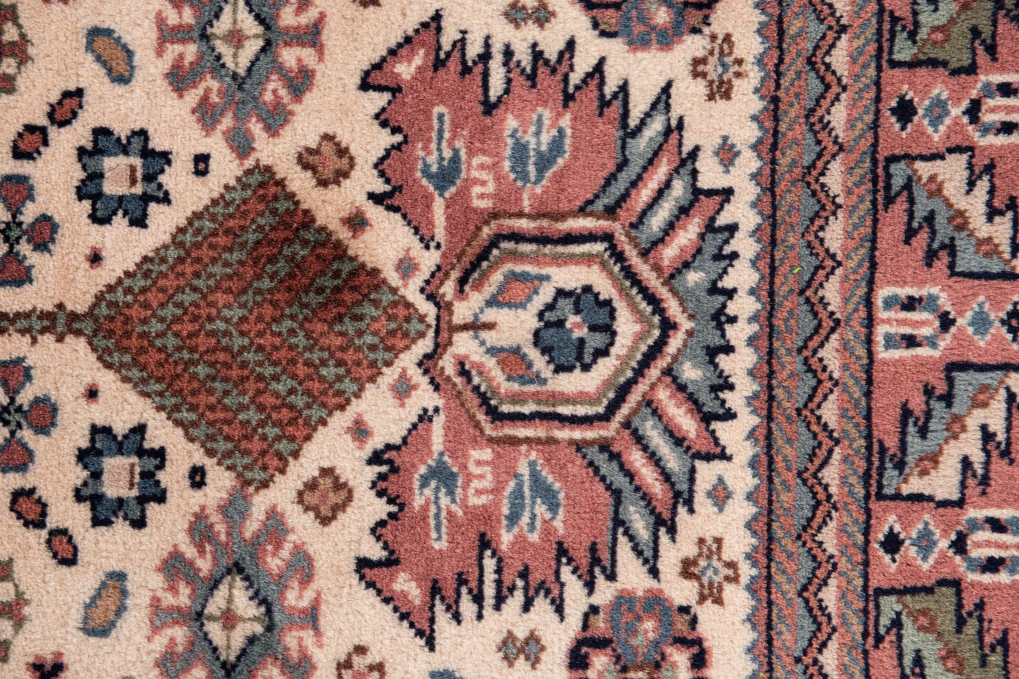 3' 1 x 9' 10 Hand Knotted Shirvan Wool Runner Rug