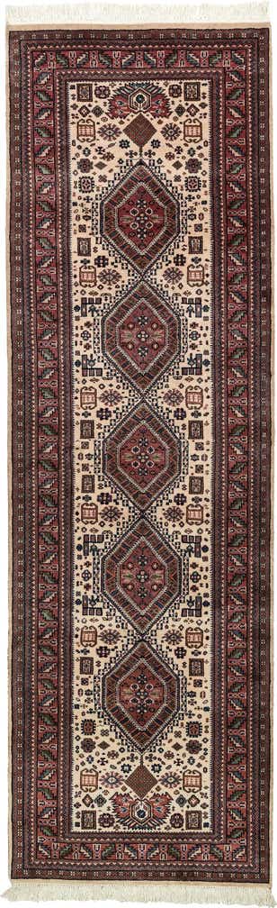 3' 1 x 9' 10 Hand Knotted Shirvan Wool Runner Rug
