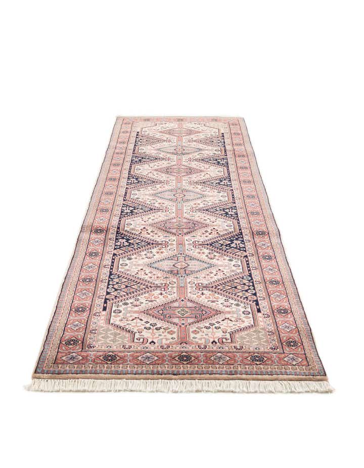 3' x 9' 7 Hand Knotted Shirvan Wool Runner Rug