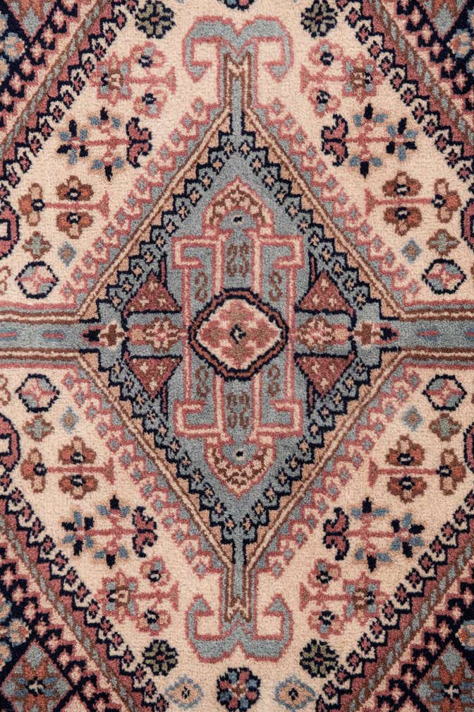3' x 9' 7 Hand Knotted Shirvan Wool Runner Rug