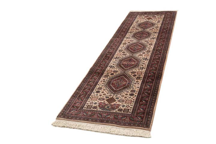 3' x 10' Hand Knotted Shirvan Wool Runner Rug