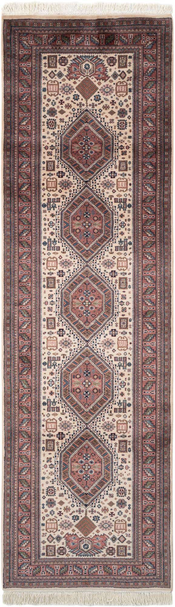 3' x 10' Hand Knotted Shirvan Wool Runner Rug