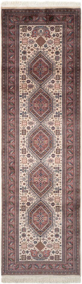 Detail image of 3' x 10' Hand Knotted Shirvan Wool Runner Rug