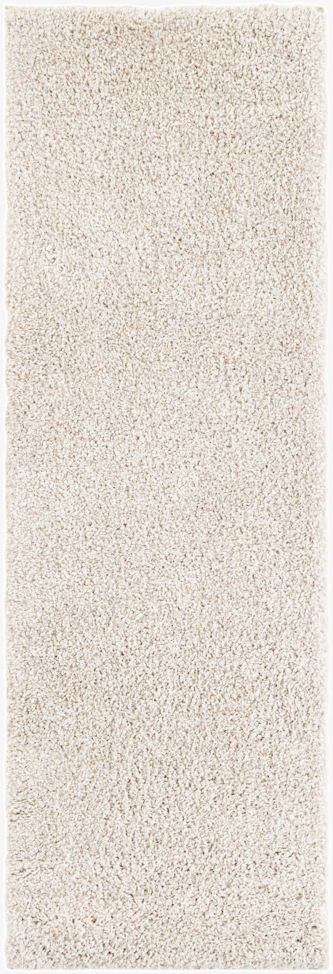 Primary image  2' x 6' 1 Solid Frieze Runner Rug