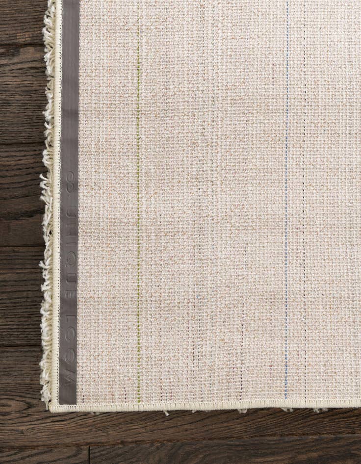 Detail image of 2' x 5' Solid Shag Runner Rug