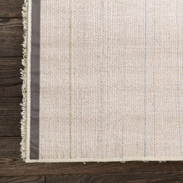 Detail image of 2' x 5' Solid Shag Runner Rug
