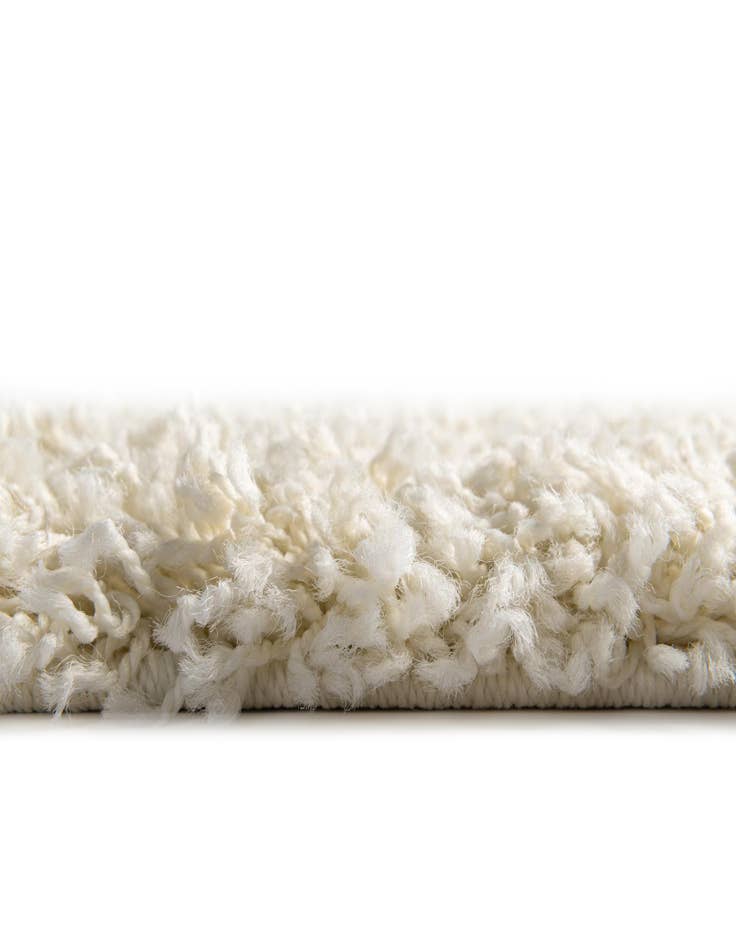 Detail image of 2' x 5' Solid Shag Runner Rug