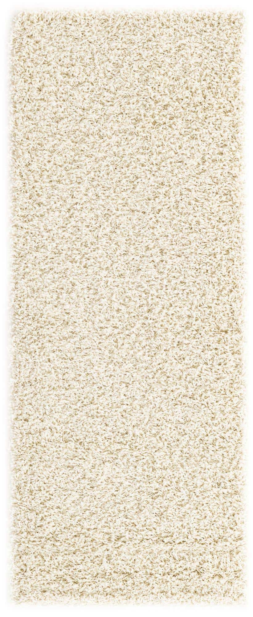 2' x 5' Solid Shag Runner Rug