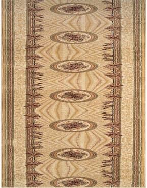 Detail image of 2' 8 x 29' 5 Tabriz Design Runner Rug