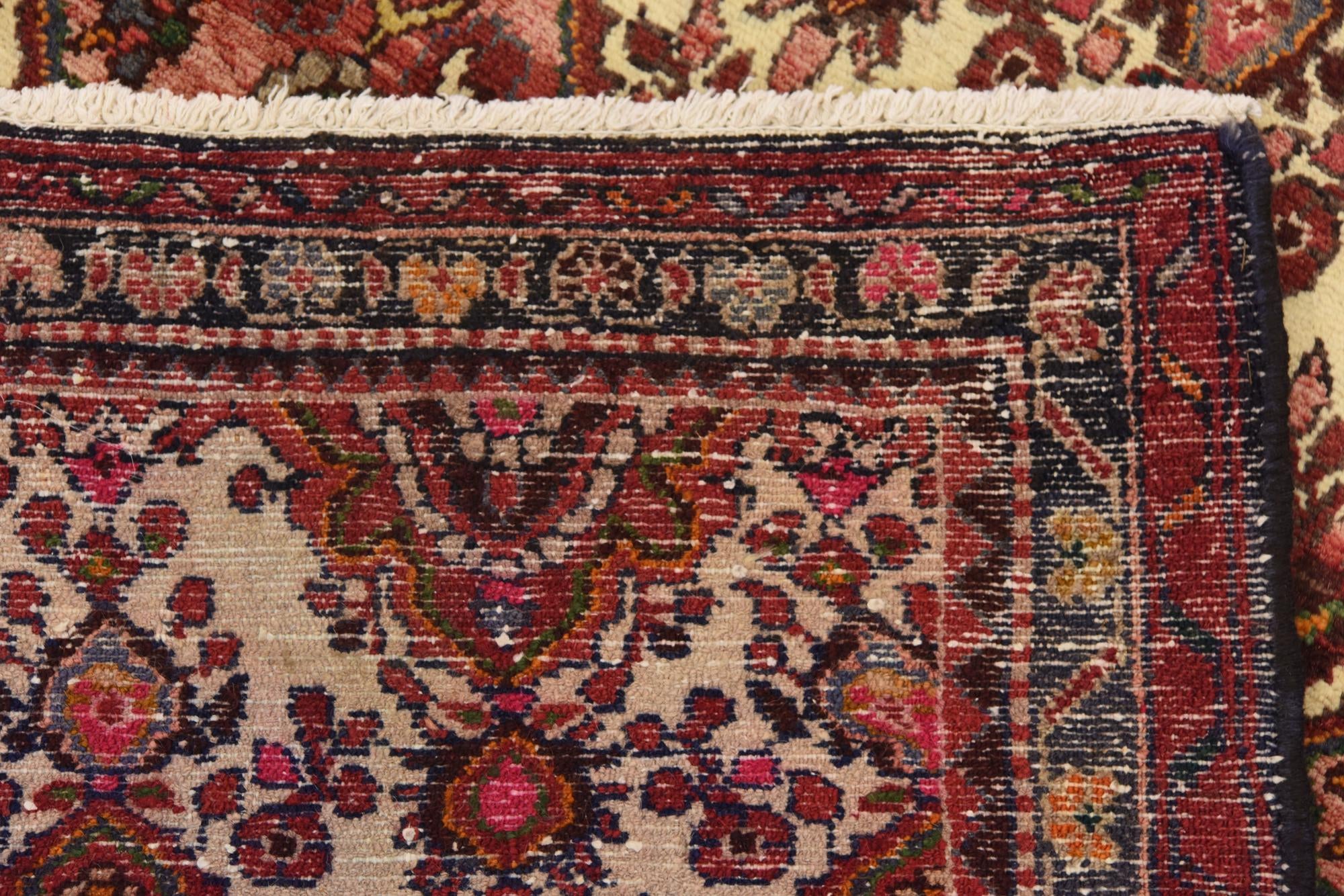 3' 7 x 9' 10 Hand Knotted Tafresh Persian Wool Runner Rug