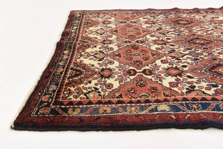 Detail image of 3' 7 x 9' 10 Hand Knotted Tafresh Persian Wool Runner Rug