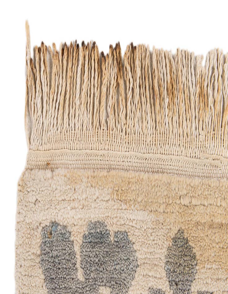 Detail image of 3' 1 x 5' 11  Hand Knotted Tibet Wool Runner Rug