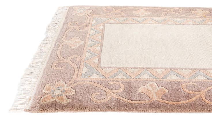 Detail image of 2' 8 x 9' 9 Hand Knotted Tibet Wool Runner Rug