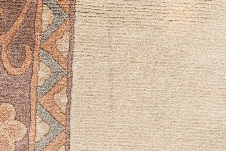 2' 8 x 9' 9 Hand Knotted Tibet Wool Runner Rug