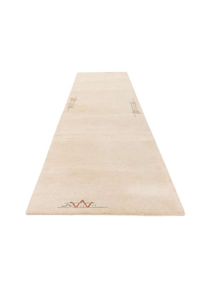 2' 8 x 9' 8 Hand Knotted Tibet Wool Runner Rug
