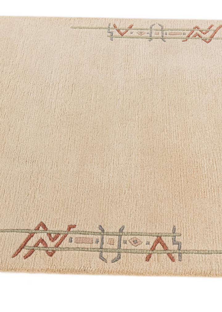 2' 8 x 9' 8 Hand Knotted Tibet Wool Runner Rug