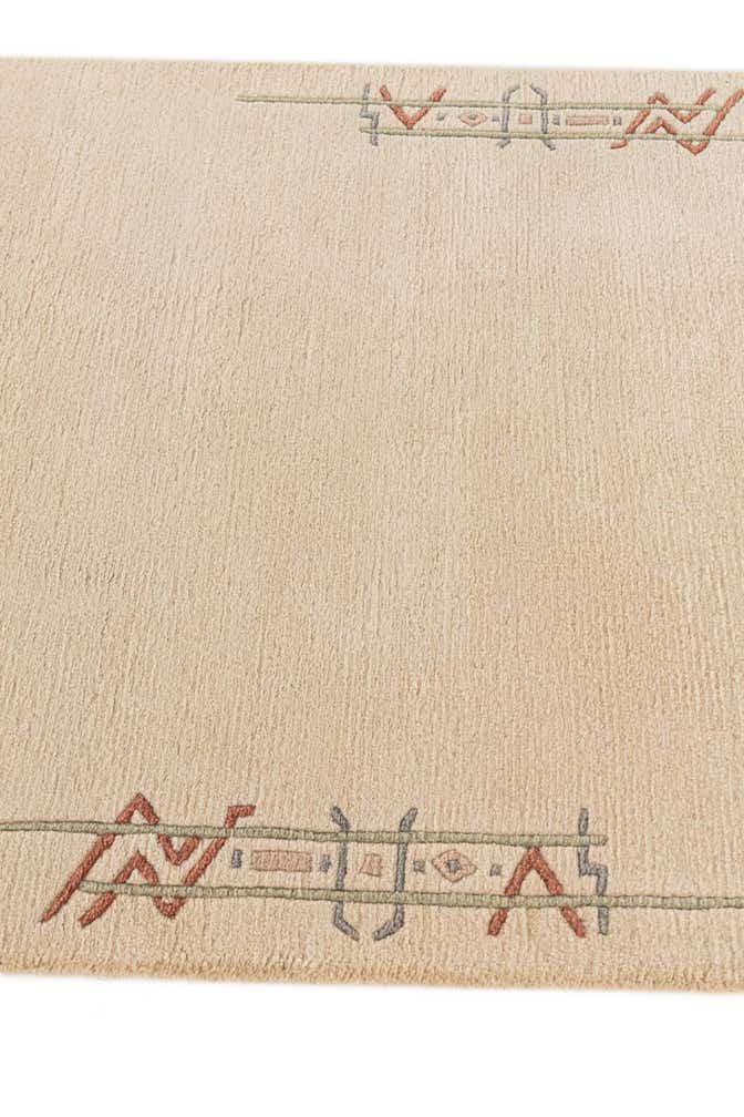 2' 8 x 9' 8 Hand Knotted Tibet Wool Runner Rug