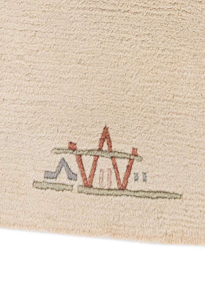 2' 8 x 9' 8 Hand Knotted Tibet Wool Runner Rug