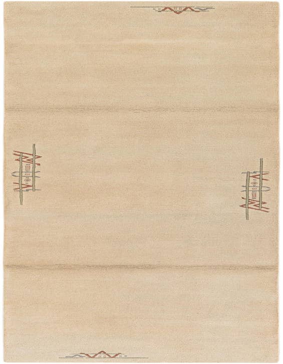 Detail image of 2' 8 x 9' 8 Hand Knotted Tibet Wool Runner Rug