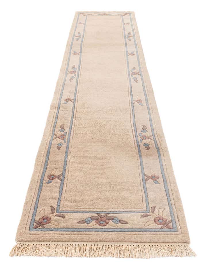 2' 4 x 11' 4 Hand Knotted Tibet Wool Runner Rug