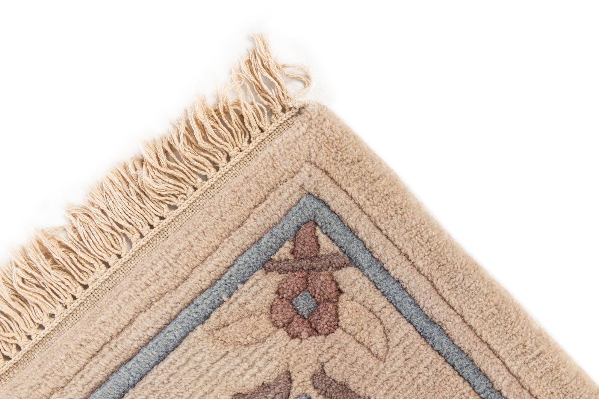 2' 4 x 11' 4 Hand Knotted Tibet Wool Runner Rug