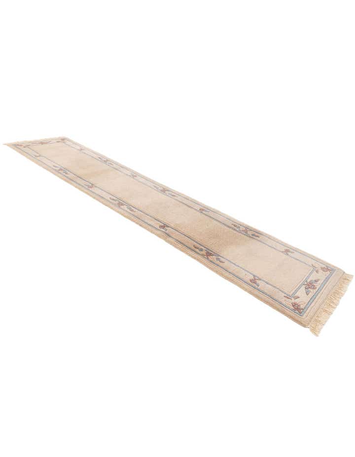 2' 4 x 11' 4 Hand Knotted Tibet Wool Runner Rug