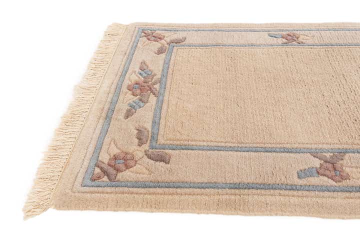 2' 4 x 11' 4 Hand Knotted Tibet Wool Runner Rug