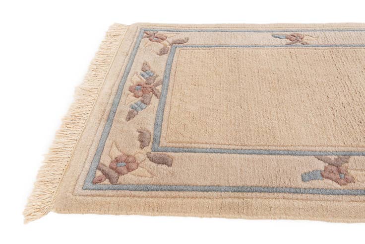 Detail image of 2' 4 x 11' 4 Hand Knotted Tibet Wool Runner Rug