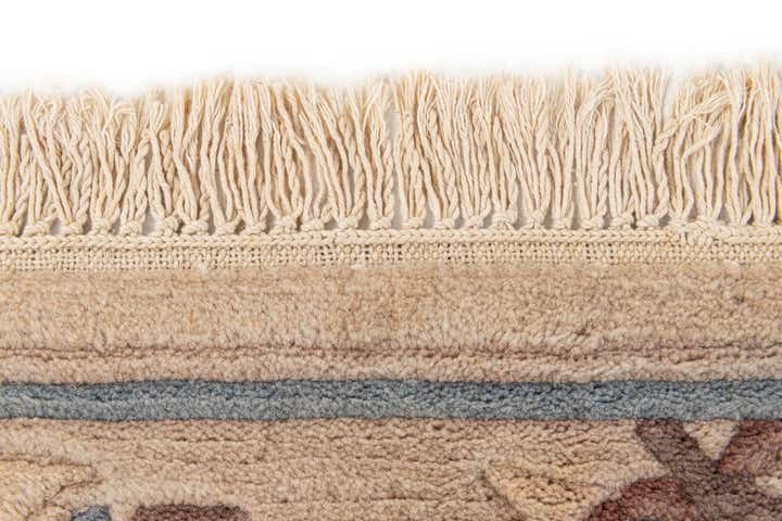 2' 4 x 11' 4 Hand Knotted Tibet Wool Runner Rug