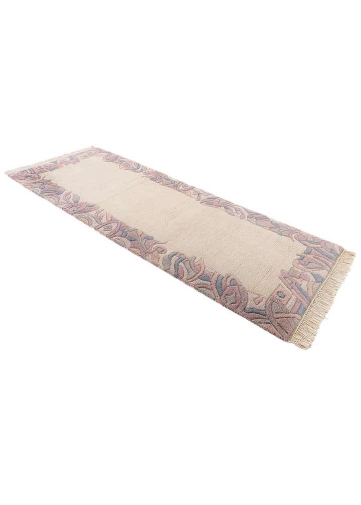 2' 5 x 6' 5 Hand Knotted Tibet Wool Runner Rug