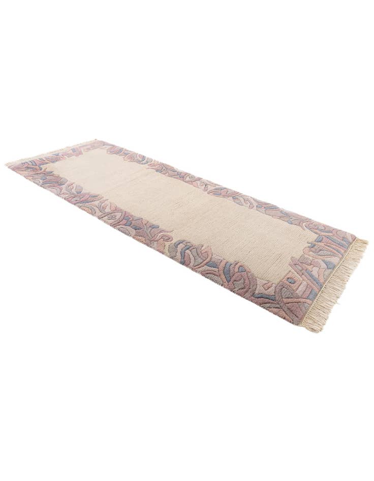 Detail image of 2' 5 x 6' 5 Hand Knotted Tibet Wool Runner Rug