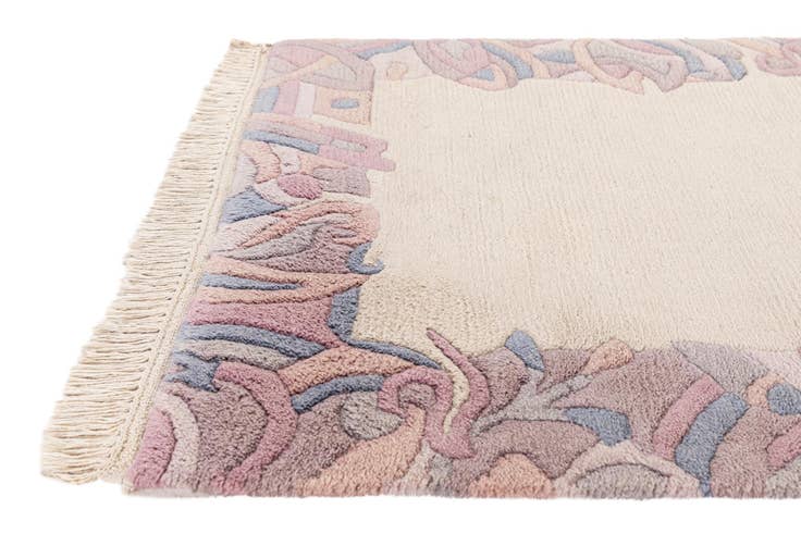 Detail image of 2' 5 x 6' 5 Hand Knotted Tibet Wool Runner Rug