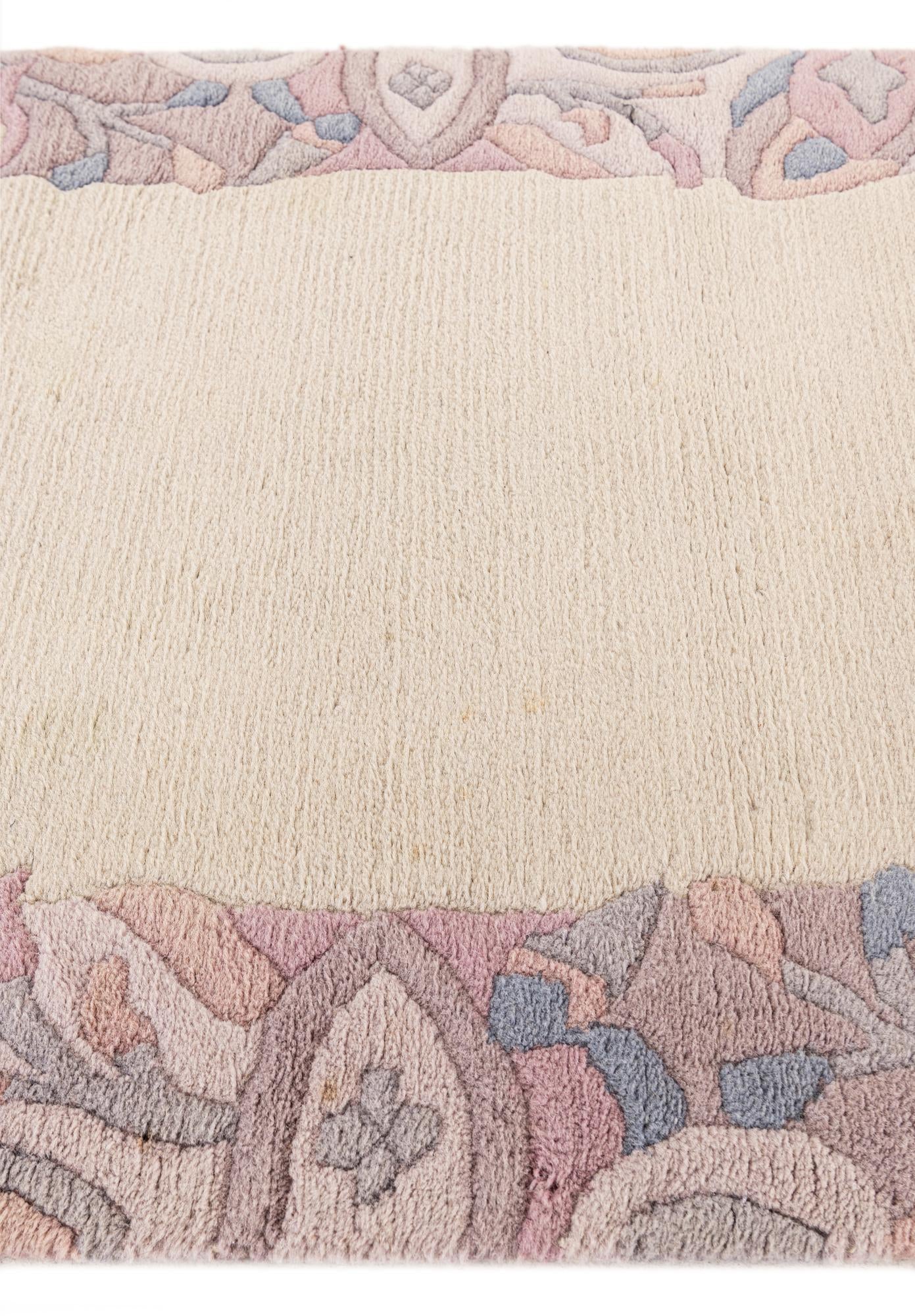 2' 5 x 6' 5 Hand Knotted Tibet Wool Runner Rug