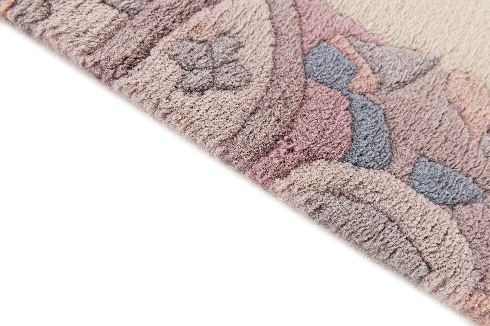 2' 5 x 6' 5 Hand Knotted Tibet Wool Runner Rug