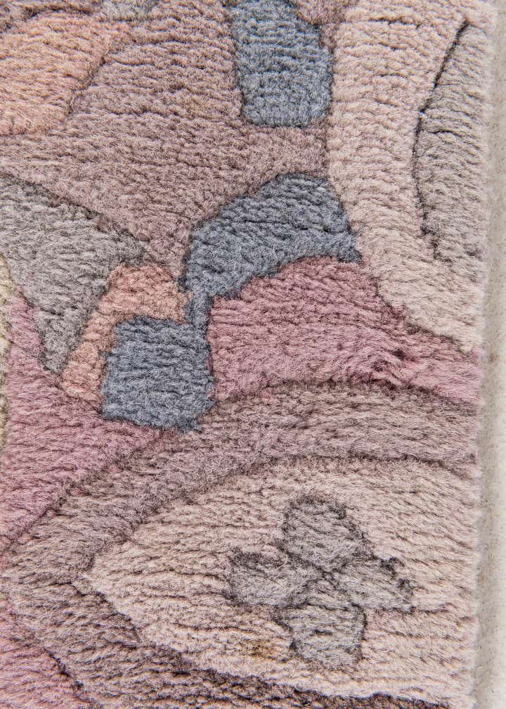 2' 5 x 6' 5 Hand Knotted Tibet Wool Runner Rug