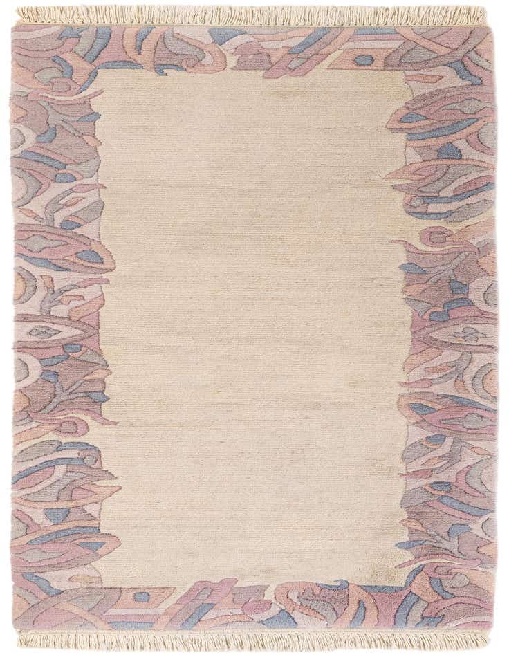 2' 5 x 6' 5 Hand Knotted Tibet Wool Runner Rug