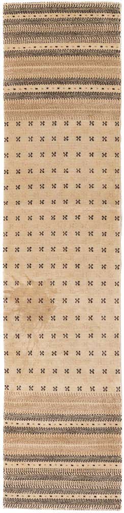 2' 1 x 9' 3 Hand Knotted Tibet Wool Runner Rug