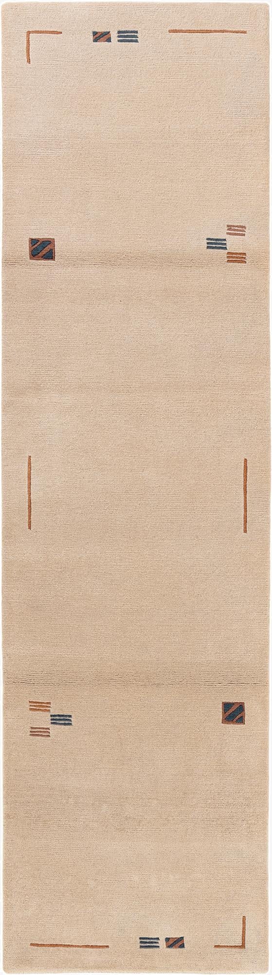 2' 9 x 9' 8  Hand Knotted Tibet Wool Runner Rug