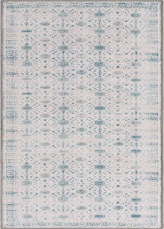 2' x 6' Washable Timeless Runner Rug
