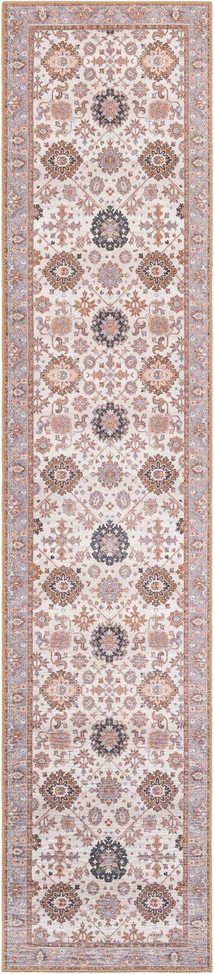 2' 7 x 12' Washable Timeless Runner Rug