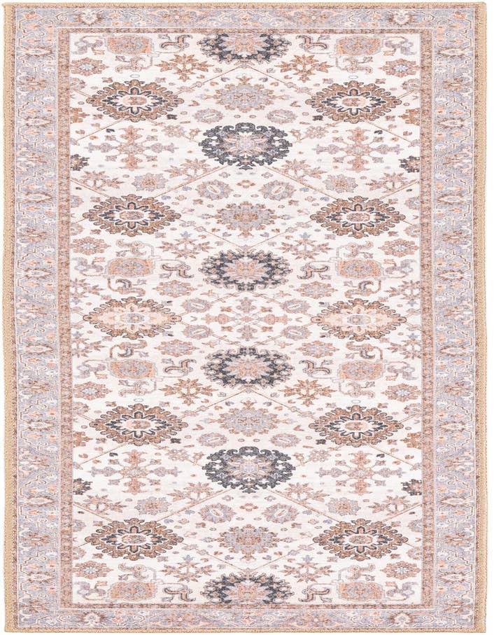 Detail image of 2' x 6' 1 Washable Timeless Runner Rug