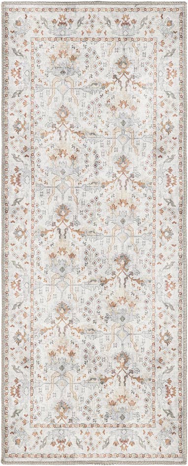 Detail image of 2' x 5' 1 Washable Timeless Runner Rug