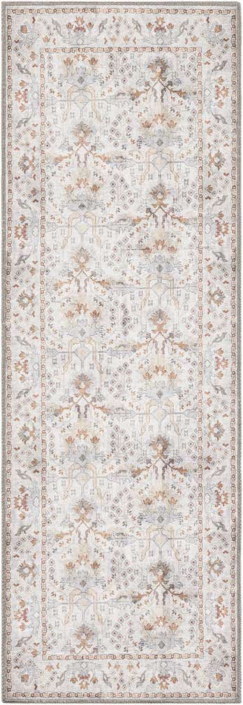 2' x 6' 1 Washable Timeless Runner Rug